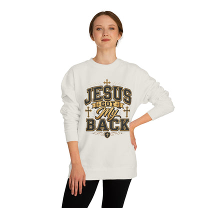 Jesus Got My Back Sweatshirt — Christian Faith Crewneck