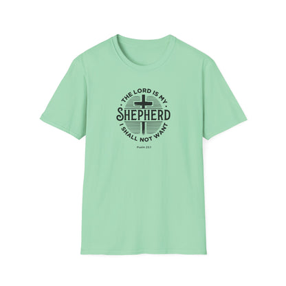 The Lord is My Shepherd I Shall Not Want - Psalm 23:1. T-Shirt