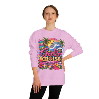 Girls Cruise Sweatshirt — Tropical Bachelorette/Group Vacation Crewneck
