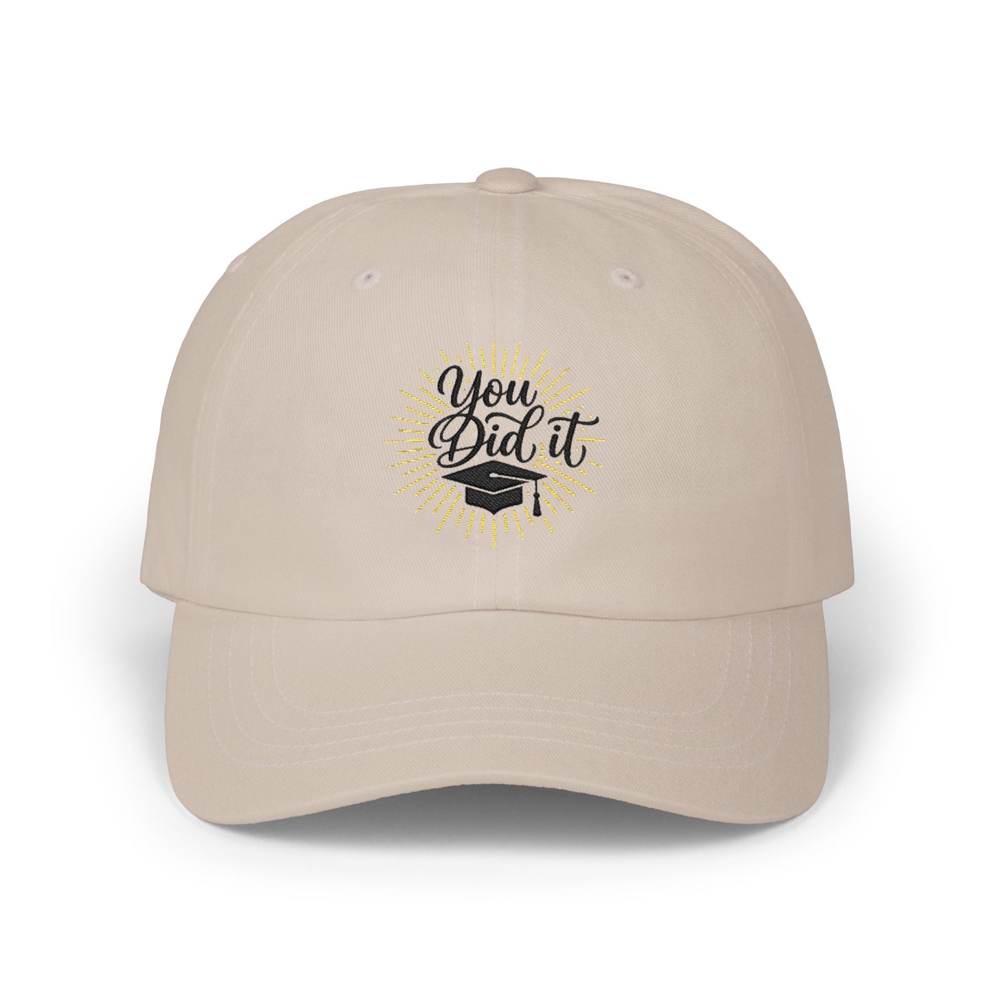 You Did It Graduation Dad Cap — Embroidered Congrats Graduate Hat