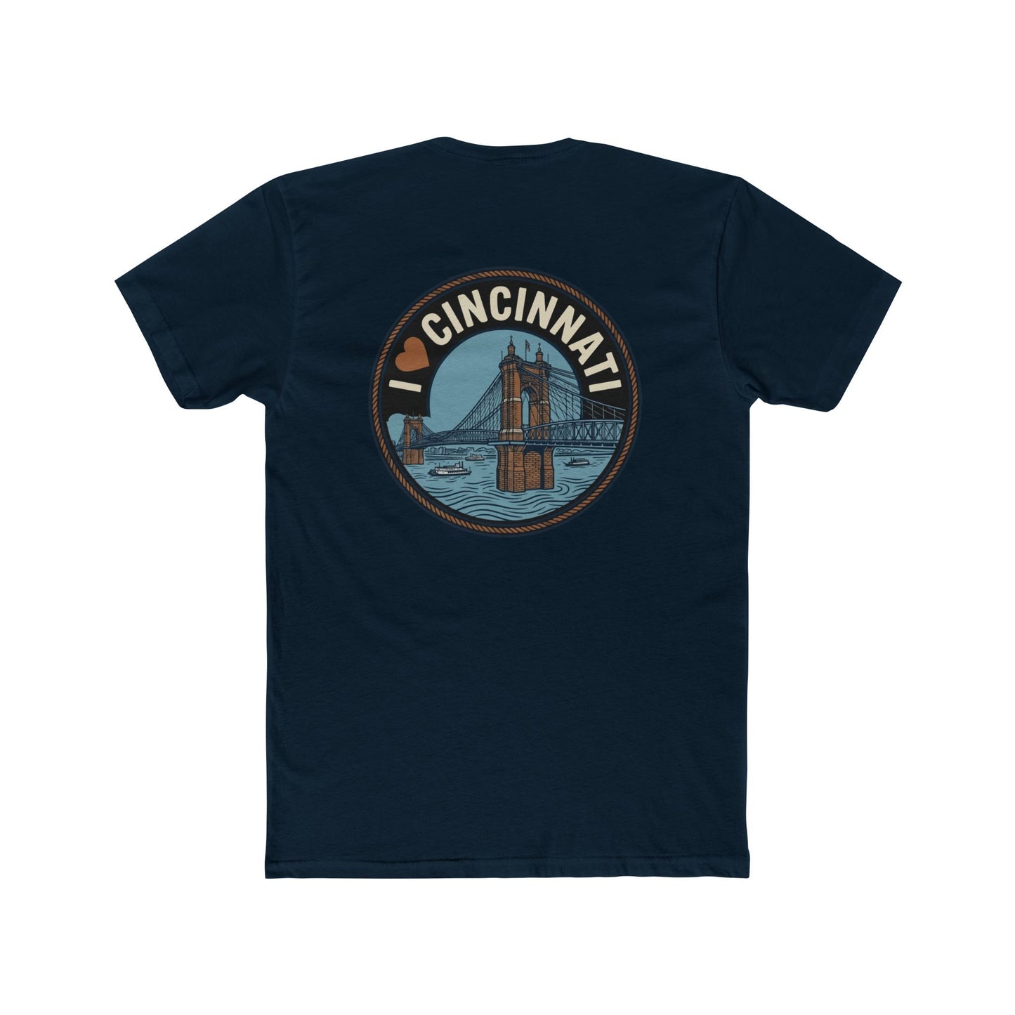 I Heart Cincinnati Tee — Cincinnati Skyline Crew T-Shirt