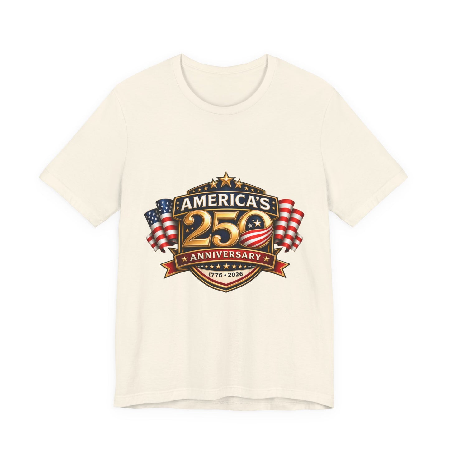 America's 250th Anniversary T-Shirt – 1776–2026 Patriotic USA Flag Tee
