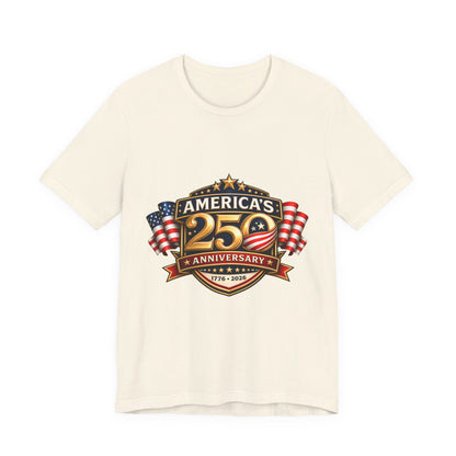 America's 250th Anniversary T-Shirt – 1776–2026 Patriotic USA Flag Tee
