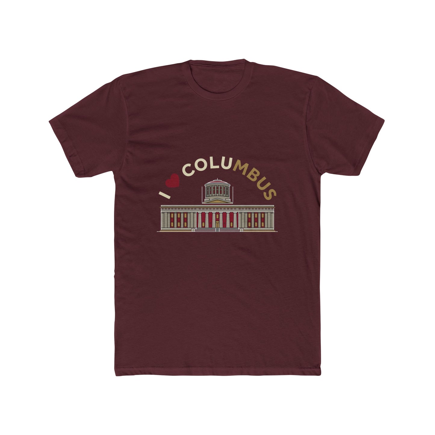 I  Columbus Crew T‑Shirt — Columbus Skyline City Landmark Tee
