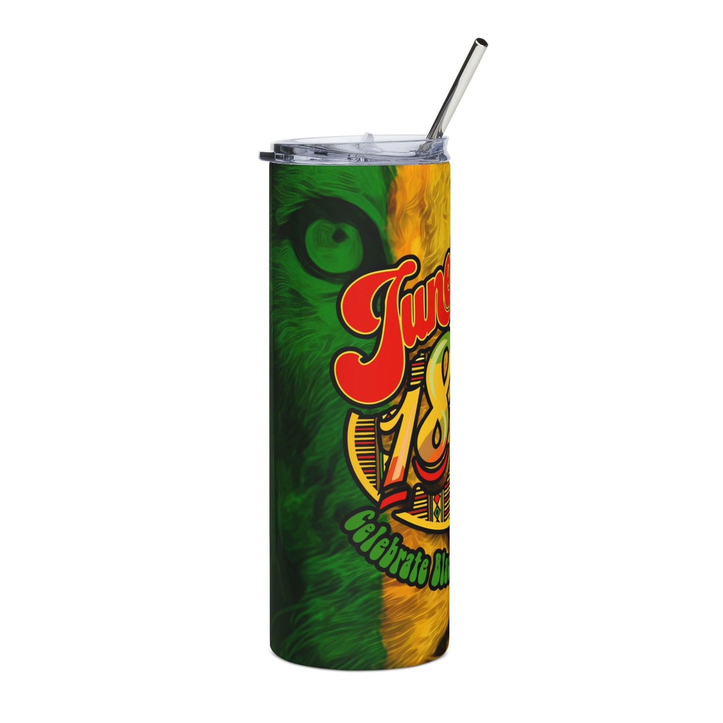 Juneteenth 1865 Stainless Steel Tumbler — Black History Celebration 20oz