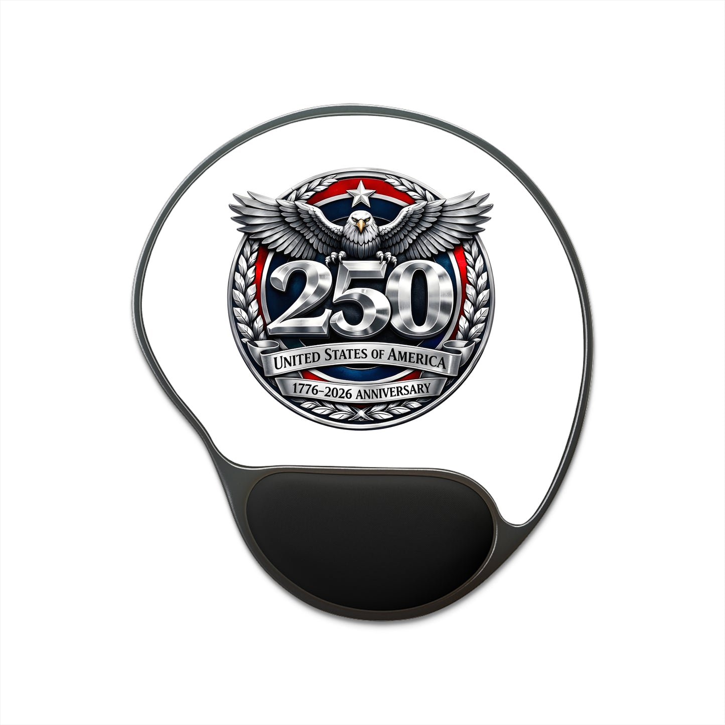 250th Anniversary USA Eagle Mouse Pad with Wrist Rest