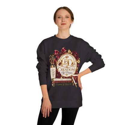 Creations by Damaris Graphic Sweatshirt — Cozy Artist Logo Crewneck