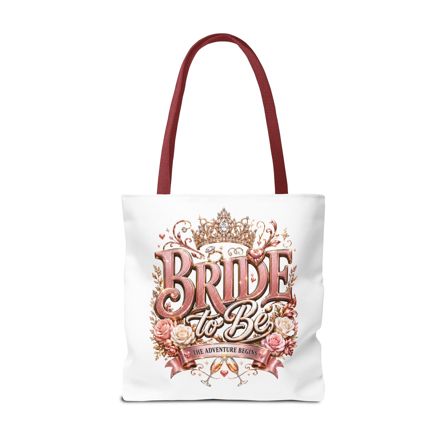 Bride-to-Be Floral Tote Bag - Bachelorette Gift & Bridal Shower Accessory