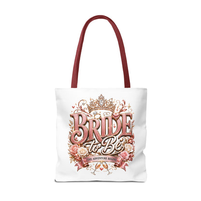 Bride-to-Be Floral Tote Bag - Bachelorette Gift & Bridal Shower Accessory