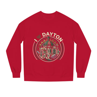 I  Dayton Crewneck Sweatshirt — Retro City Landmark Pullover