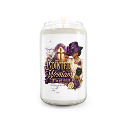 Anointed Woman Scented Soy Candle — "Called to Serve" 13.75oz