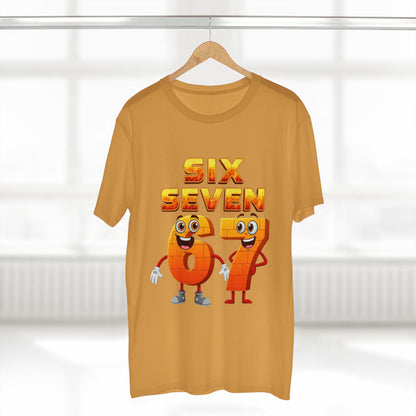 Six Seven 67 Cartoon Tee – Funny Number Graphic T-Shirt