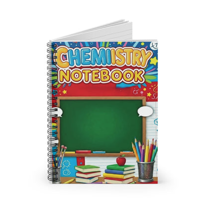 Chemistry Notebook — Spiral Ruled School Journal for Students