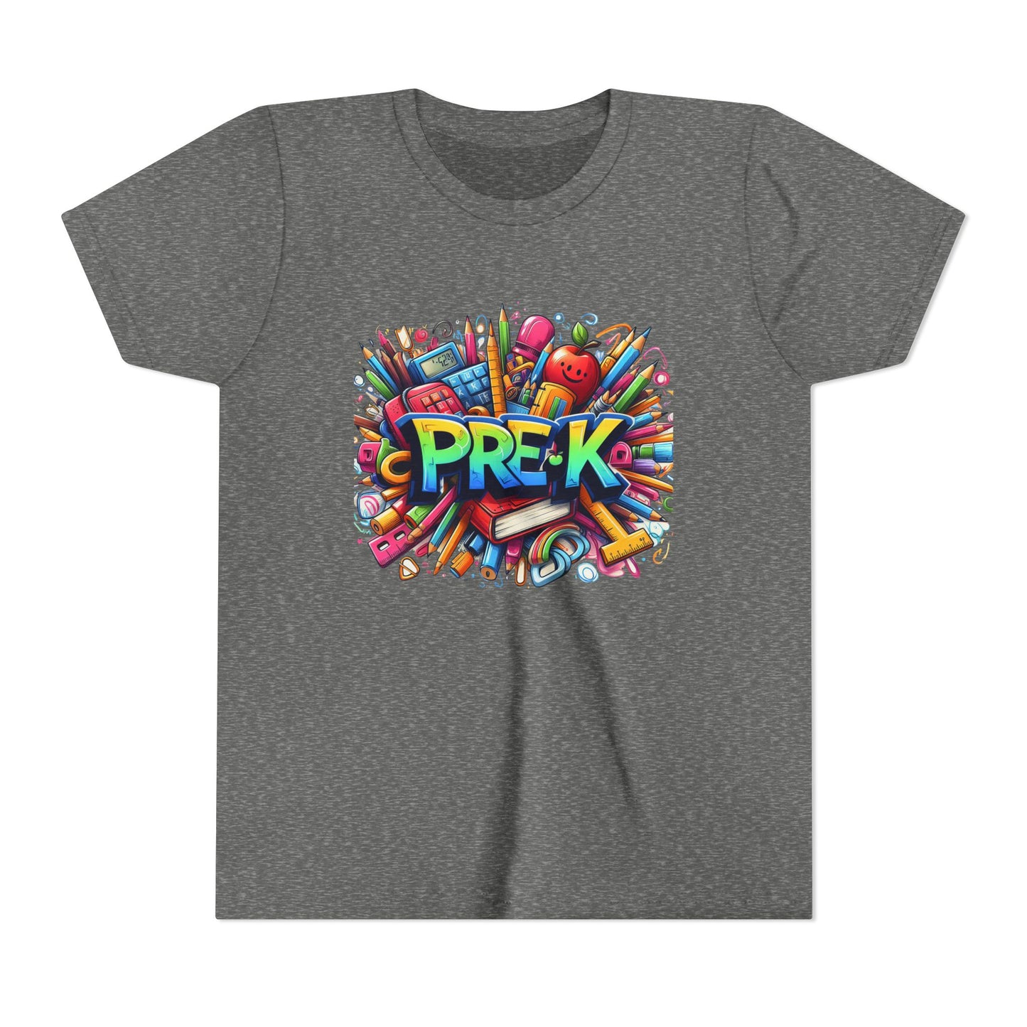 PRE-K Kids Tee — Colorful Back-to-School Pre-K Shirt for Preschoolers