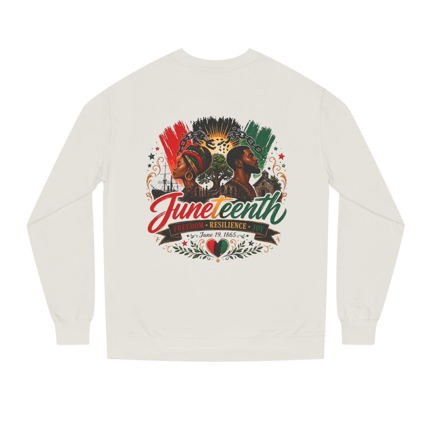 Juneteenth Sweatshirt — Juneteenth Proud Graphic Crewneck