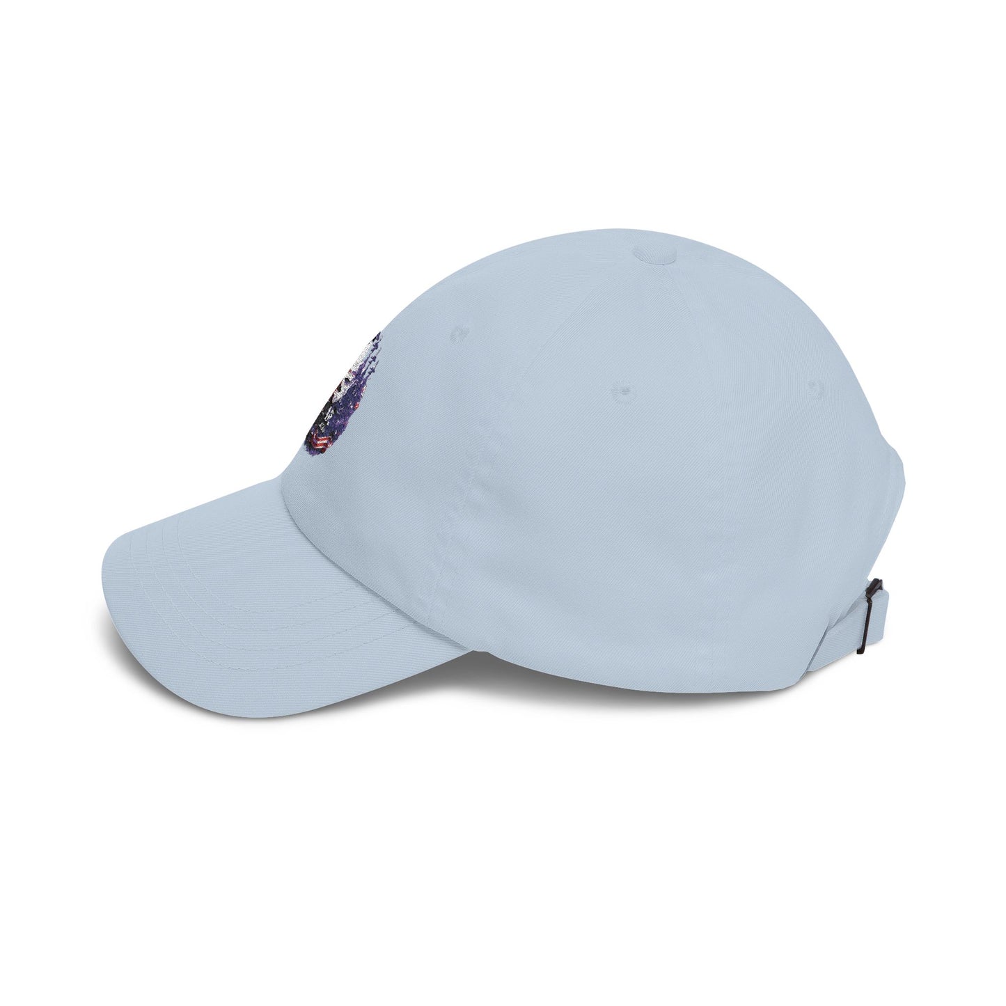 25 Year Anniversary Dad Cap – Patriotic Crest Embroidered White Baseball Hat