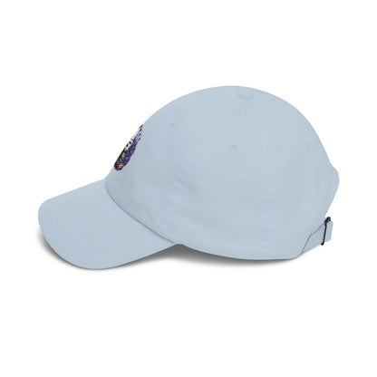 25 Year Anniversary Dad Cap – Patriotic Crest Embroidered White Baseball Hat