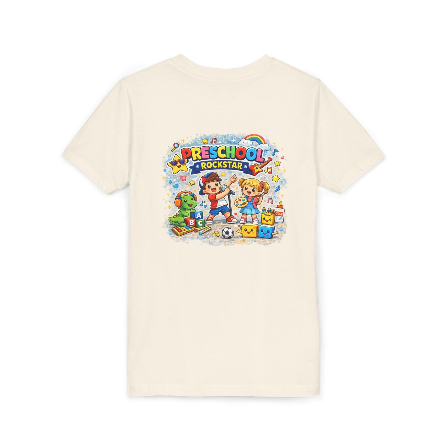 Preschool Rockstar Youth Tee — Cute Back-to-School Toddler Shirt