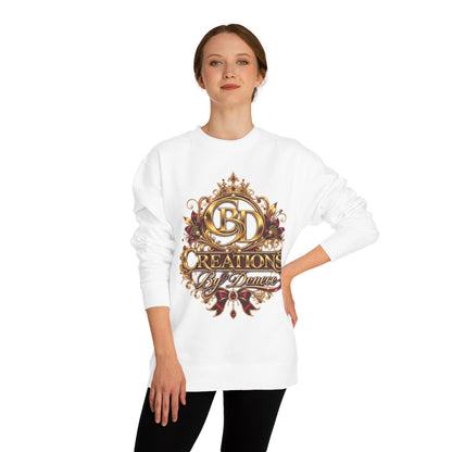 Crewneck Sweatshirt — 'CB Creations by Donna' Ornate Gold Emblem