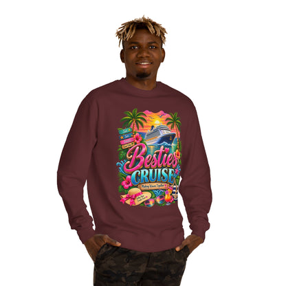 Besties Cruise Sweatshirt - Tropical Girls' Cruise Crewneck