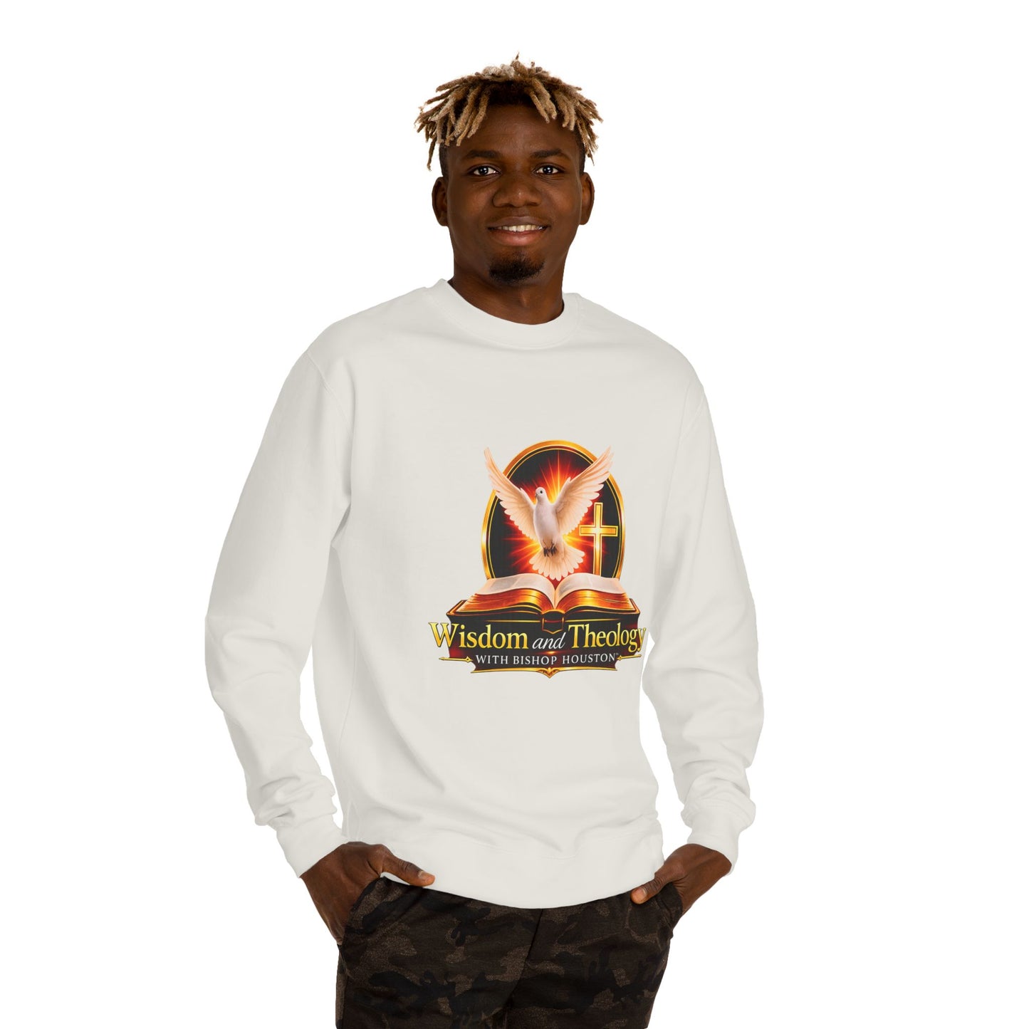 Wisdom and Theology Crewneck Sweatshirt — Dove & Cross Christian Pullover