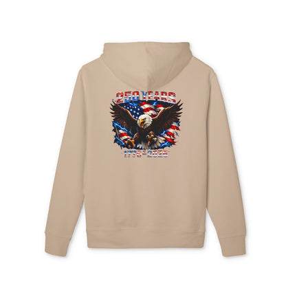 Patriotic Eagle Hoodie — '250 Years 1776–2026' American Flag Design