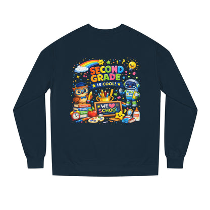 Second Grade Is Cool Sweatshirt – Cute School Kids Crewneck