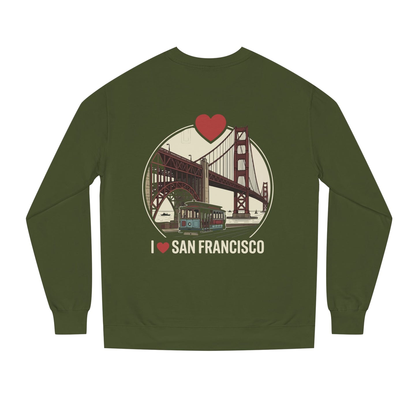 San Francisco Sweatshirt – I  San Francisco Golden Gate Bridge Crewneck