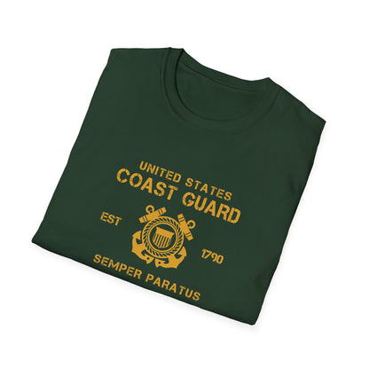 United States Coast Guard EST 1790 Semper Paratus T-Shirt