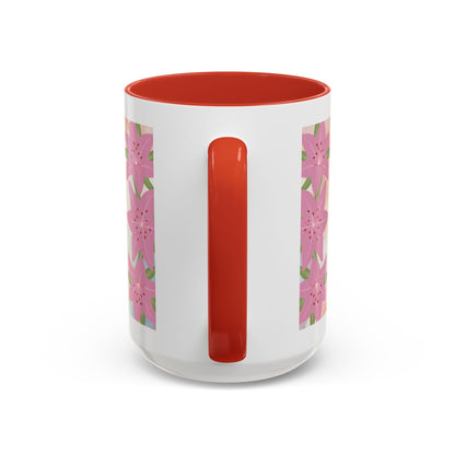 Mom Acronym Coffee Mug — "MOM: Magical • One-of-a-Kind • Motivator" Floral Accent