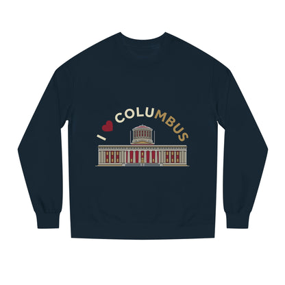 Columbus Landmark Crewneck Sweatshirt — I  Columbus Statehouse Design