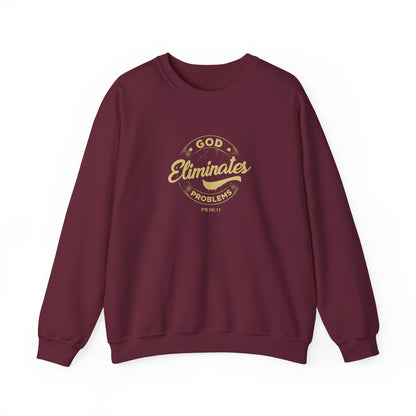 God Eliminates Problems Ps16:11  Sweatshirt