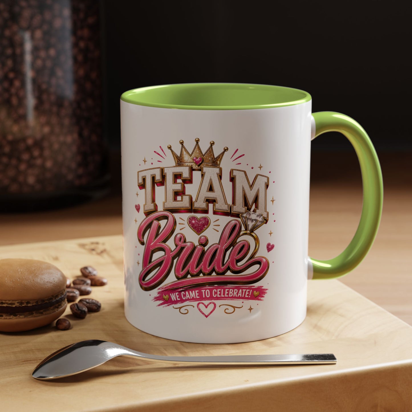 Team Bride Coffee Mug — 'Team Bride' Bachelorette Accent Mug (11/15oz)