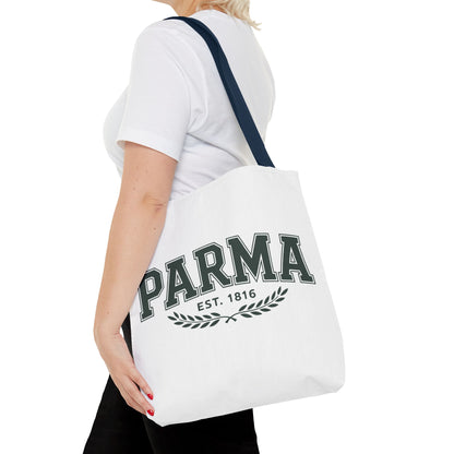 Parma Est. 1816 Tote Bag — Vintage Collegiate Canvas Tote