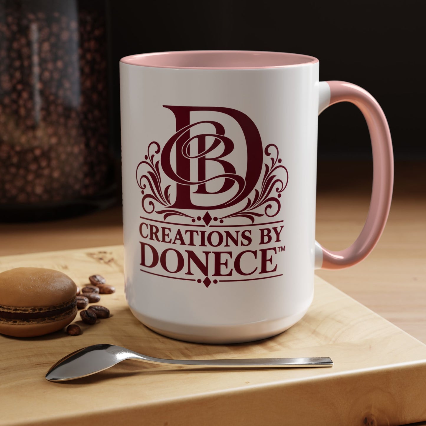 Creations by Donece Logo Accent Coffee Mug (11/15oz)
