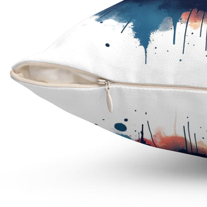 9/11 Never Forget Throw Pillow – Memorial American Flag Tribute
