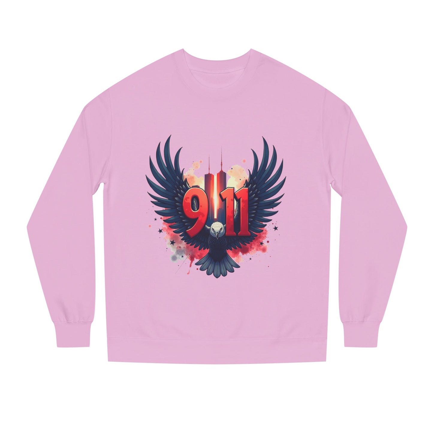 9/11 Memorial Sweatshirt – Eagle Wings Tribute Crewneck