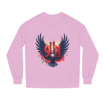 9/11 Memorial Sweatshirt – Eagle Wings Tribute Crewneck