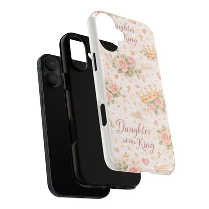 Daughter of the King Floral Phone Case — Tough Magnetic Protective Cover