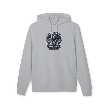 Air Force Hoodie - "Aim High" Vintage Military Crew Pullover