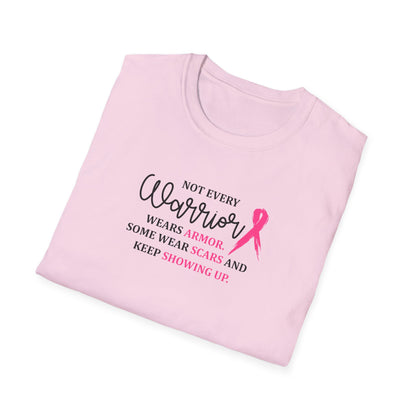 Not Every Warrior Wears Armor Breast Cancer Warrior T-Shirt