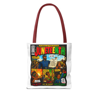 Juneteenth Comic Tote Bag — Vintage Panels Celebration Tote