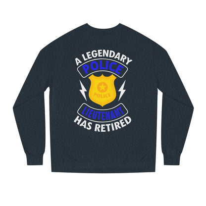 Retired Police Lieutenant Sweatshirt — Legendary Badge Crewneck