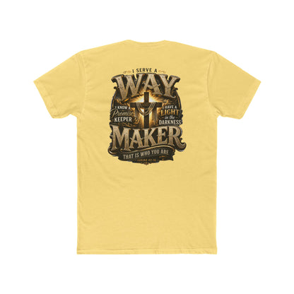 Waymaker T-Shirt — Christian Faith Graphic Tee with Cross and Inspirational Verse
