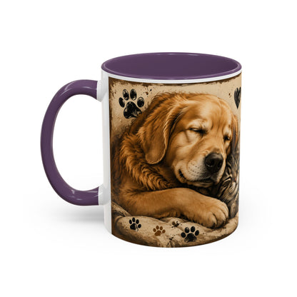 Coffee Mug – "A House Is Not A Home Without Paws" Pet Lover Accent Mug
