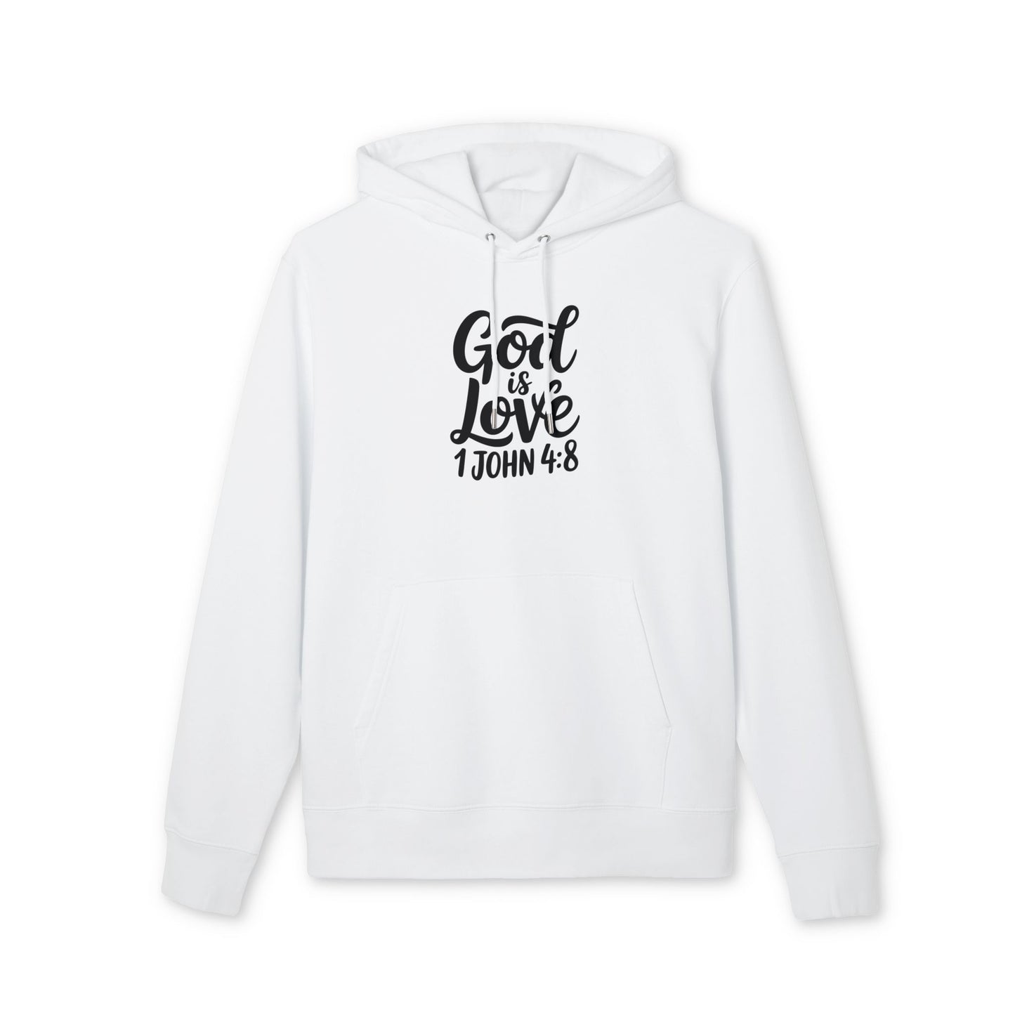 God Is Love Hoodie – 1 John 4:8 Christian Faith Pullover