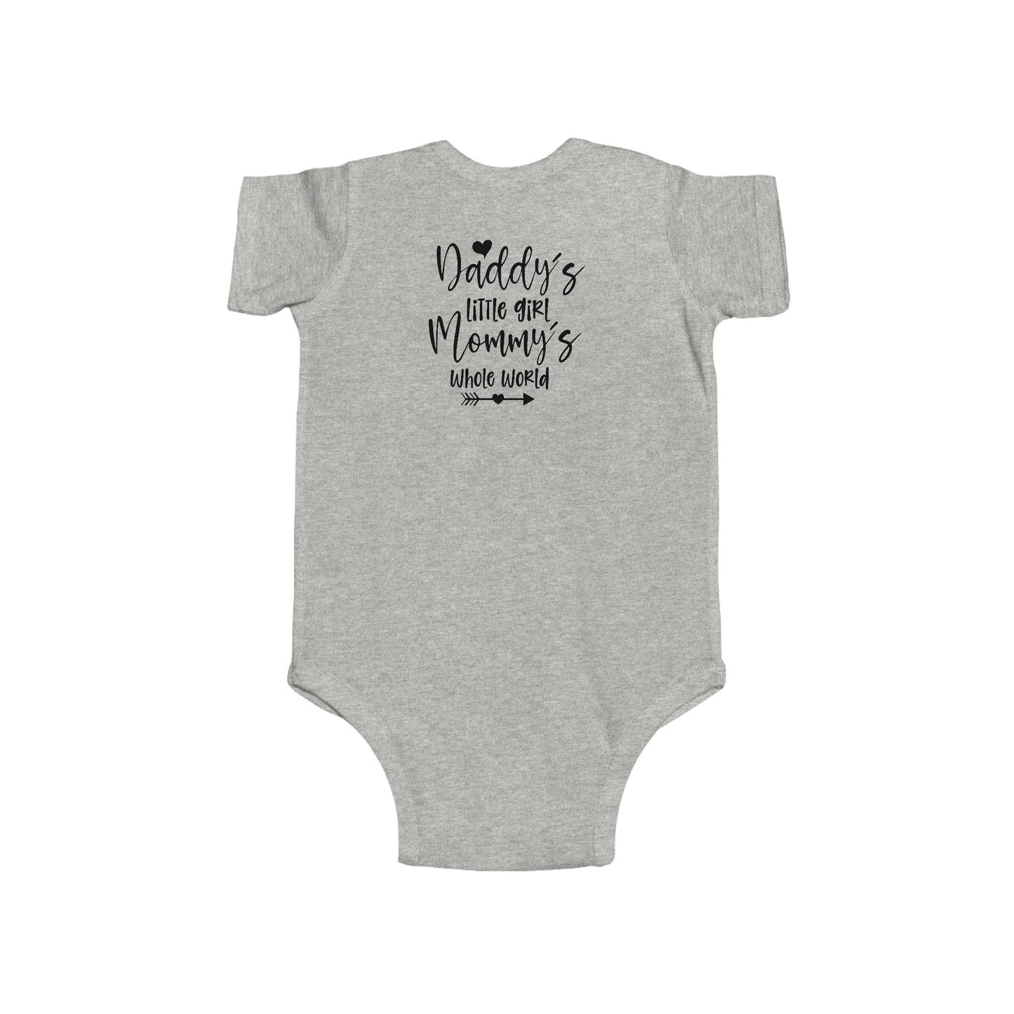 Baby Bodysuit — "Daddy's Little Girl, Mommy's Whole World" Cute Infant Onesie