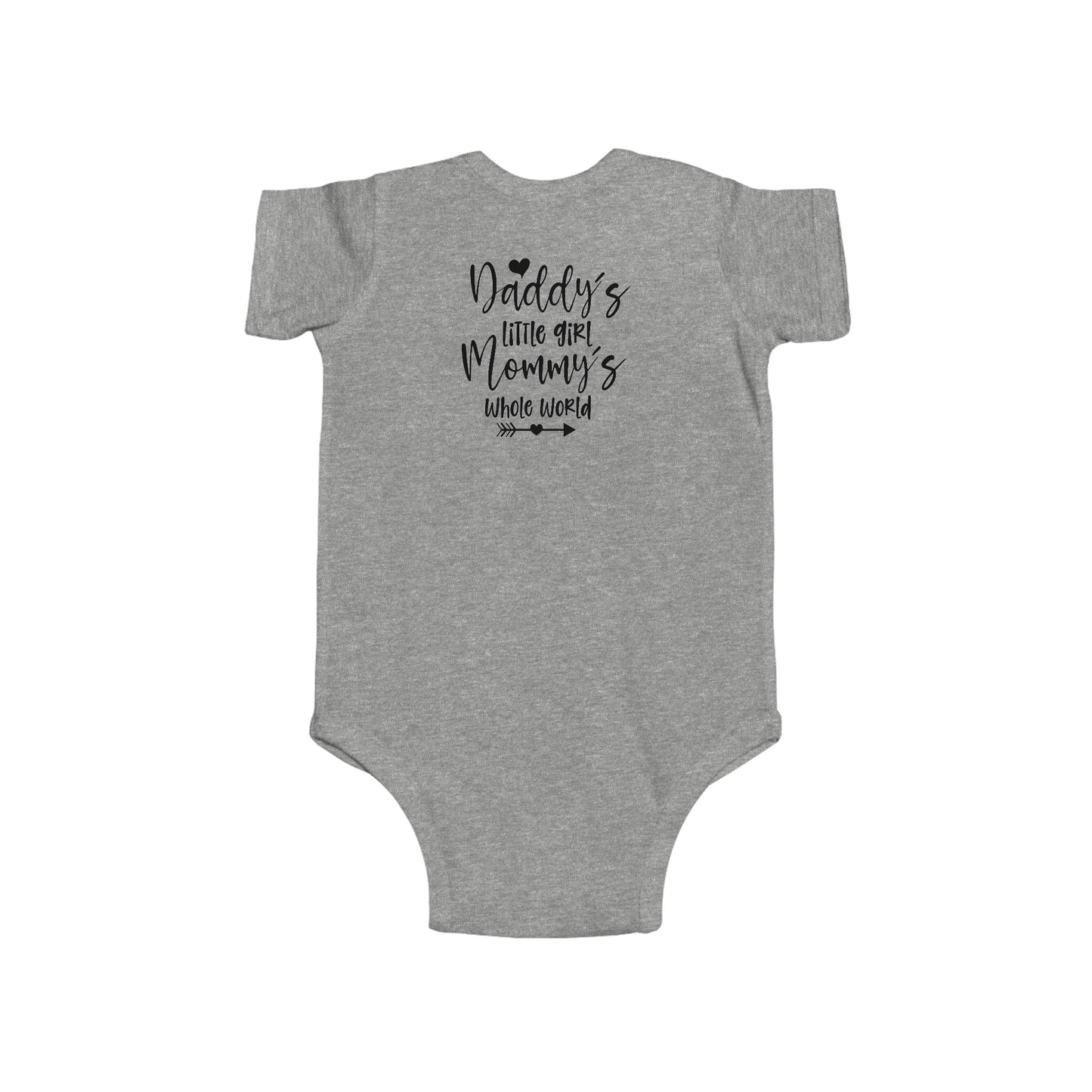 Baby Bodysuit — "Daddy's Little Girl, Mommy's Whole World" Cute Infant Onesie