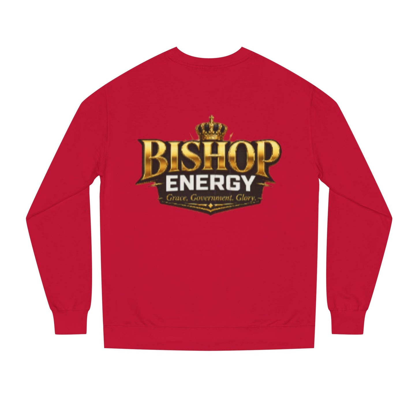 Bishop Energy Crewneck Sweatshirt — Gold Crown Logo Streetwear