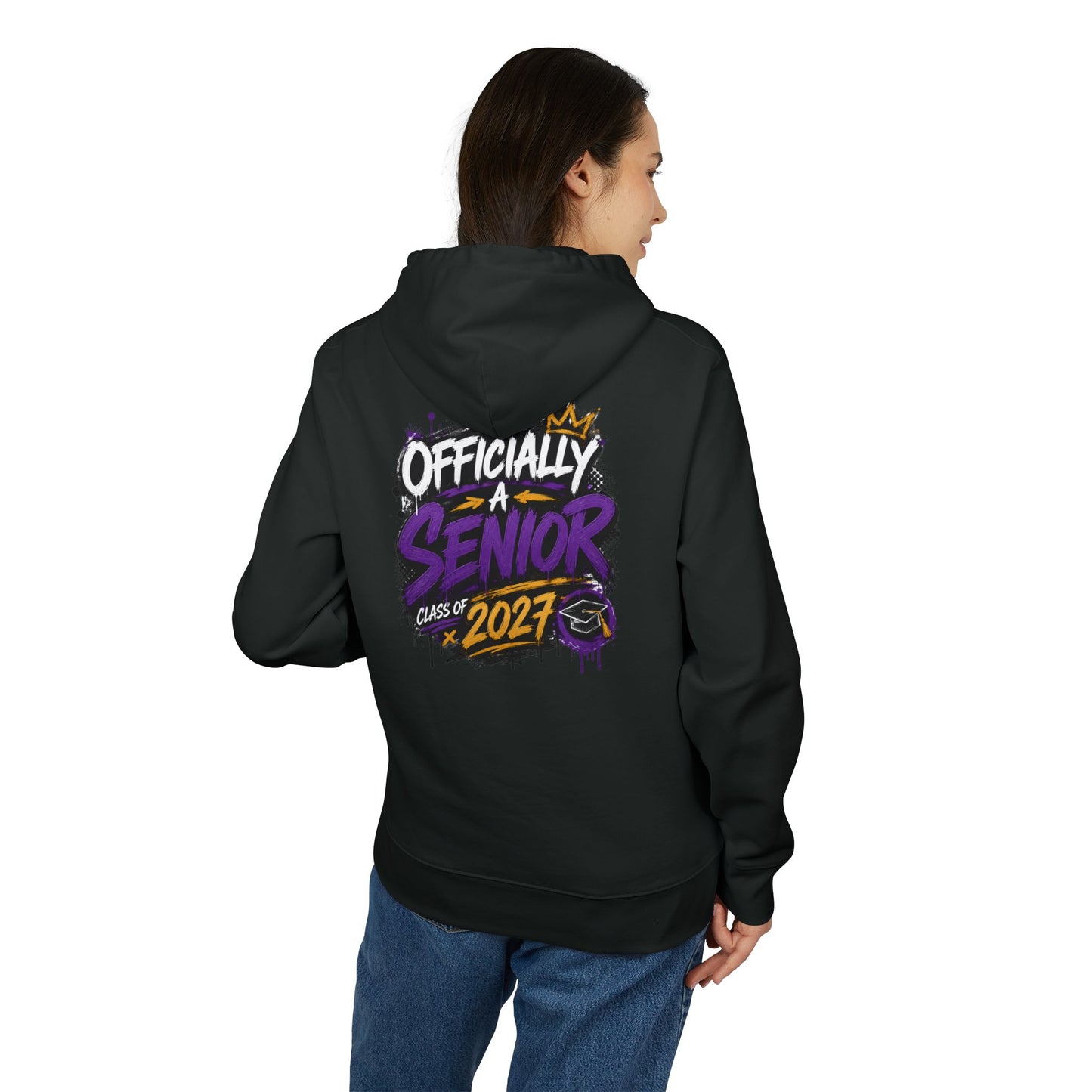 Senior Class Hoodie - "Officially a Senior" Class of 2027 Graphic Hoodie